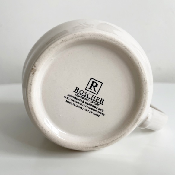 ROSCHER STONEWARE ARTISAN STONEWARE COFFEE/TEA MUG - Picture 7 of 7